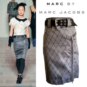 Marc by Marc Jacobs Fence Zipper Skirt Runway 2008